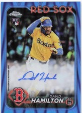2024 Topps Chrome-David Hamilton #AC-DHA Blue RayWave Refractor Auto/150 (RC,AU)