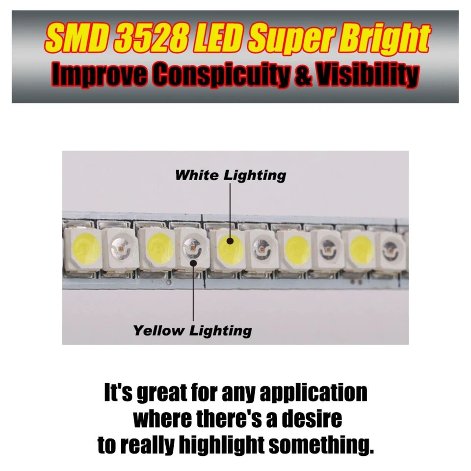 Luz de seta e de circulação LED de 12 cm para Kawasaki Ninja, série Z, Versys e mais - Imagem 3 de 4