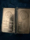 2 x 10 oz .999 Silver Bars (20 oz Total)