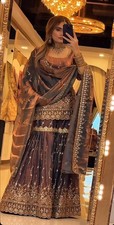 SALWAR KAMEEZ PAKISTANI INDIAN WEDDING PARTY WEAR DRESS BOLLYWOOD SUIT SHARARA