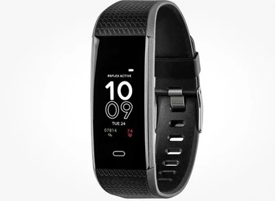 BLACK FRIDAY 50 % OFF REFLEX ACTIVE S35 Health Monitoring ,Black Silicone Strap