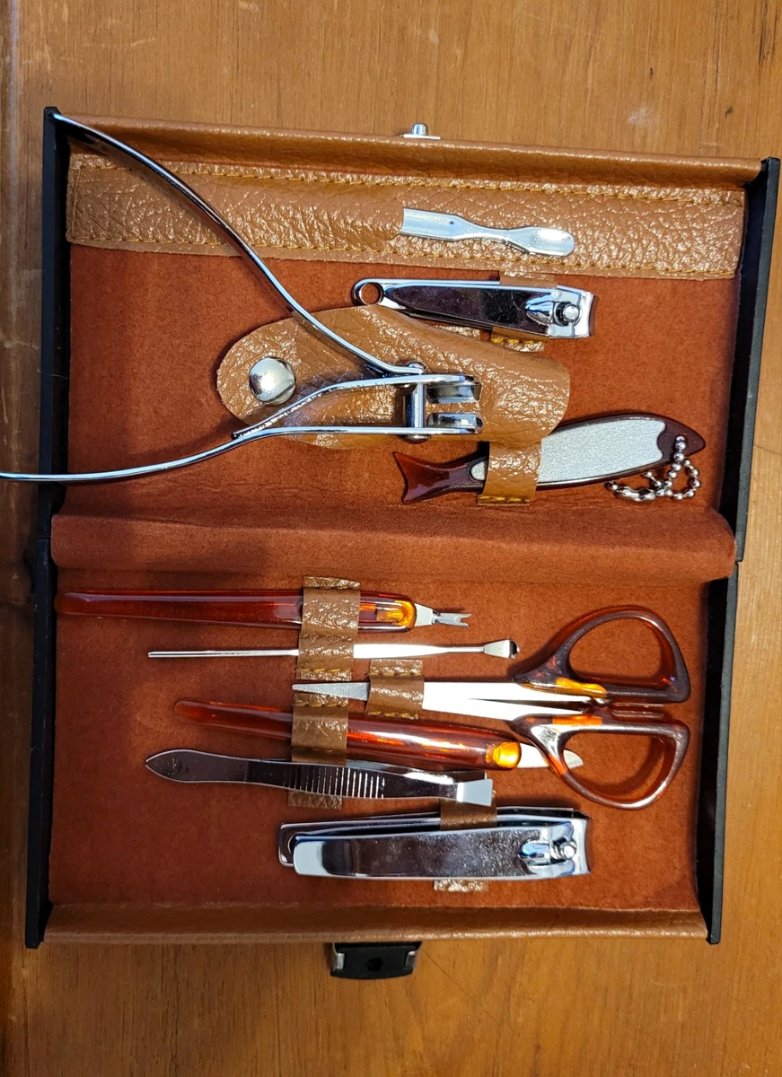 25+ Brown Metal Manicure & Pedicure Manicures&Pedicure Tool Kits