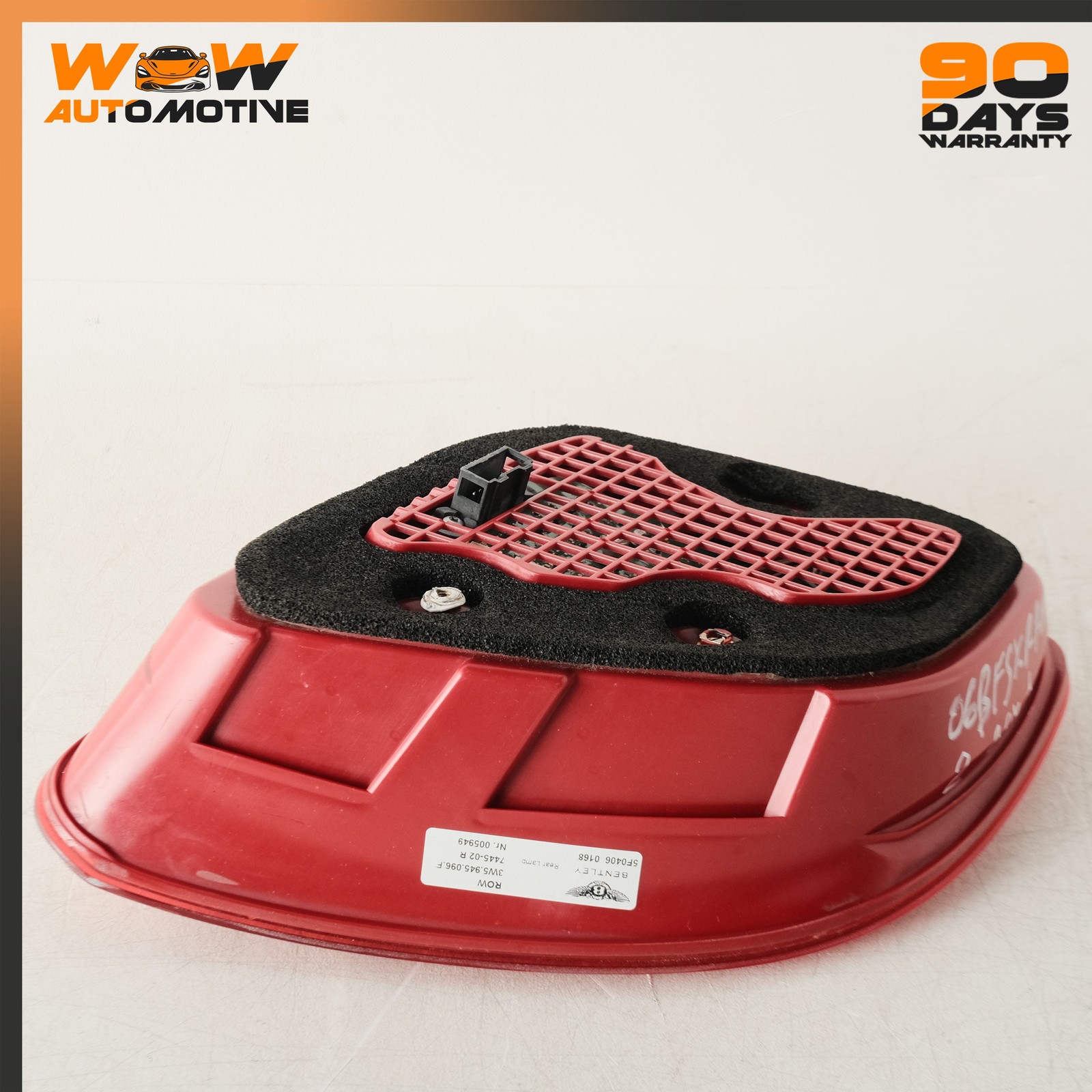 06-13 BENTLEY CONTINENTAL FLYING SPUR REAR RIGHT TAIL LIGHT LAMP ASSEMBLY OEM