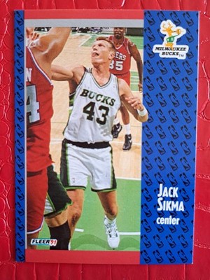 Fleer 1991-92 NBA Basketball - Jack Sikma (Milwaukee Bucks)