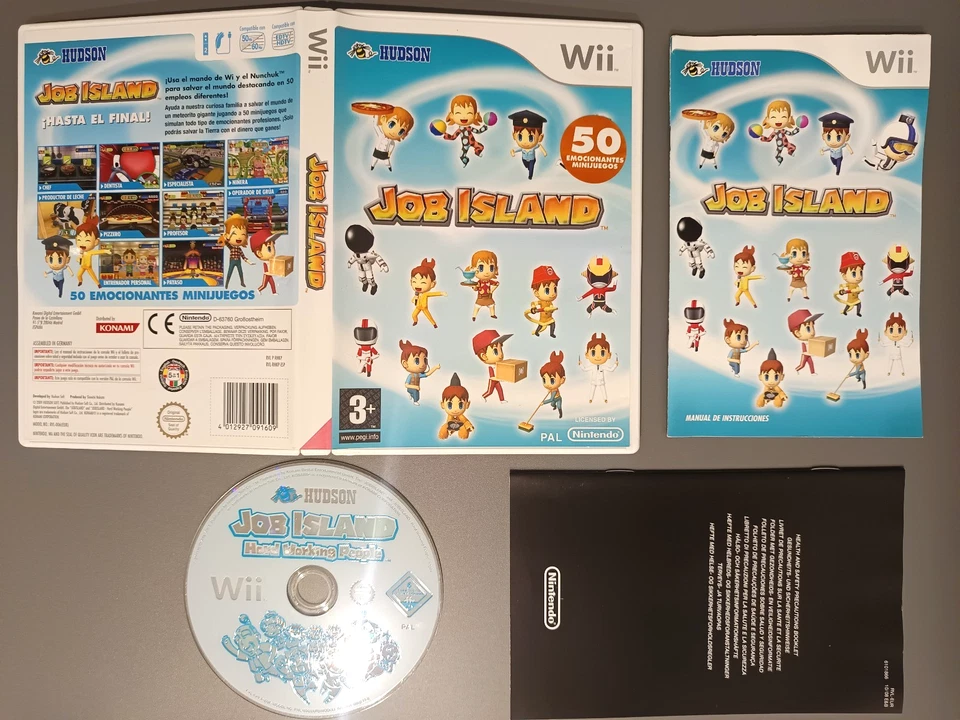Job Island | Exclusivo Nintendo Wii | PAL España ES | Completo, foto 1 de 4
