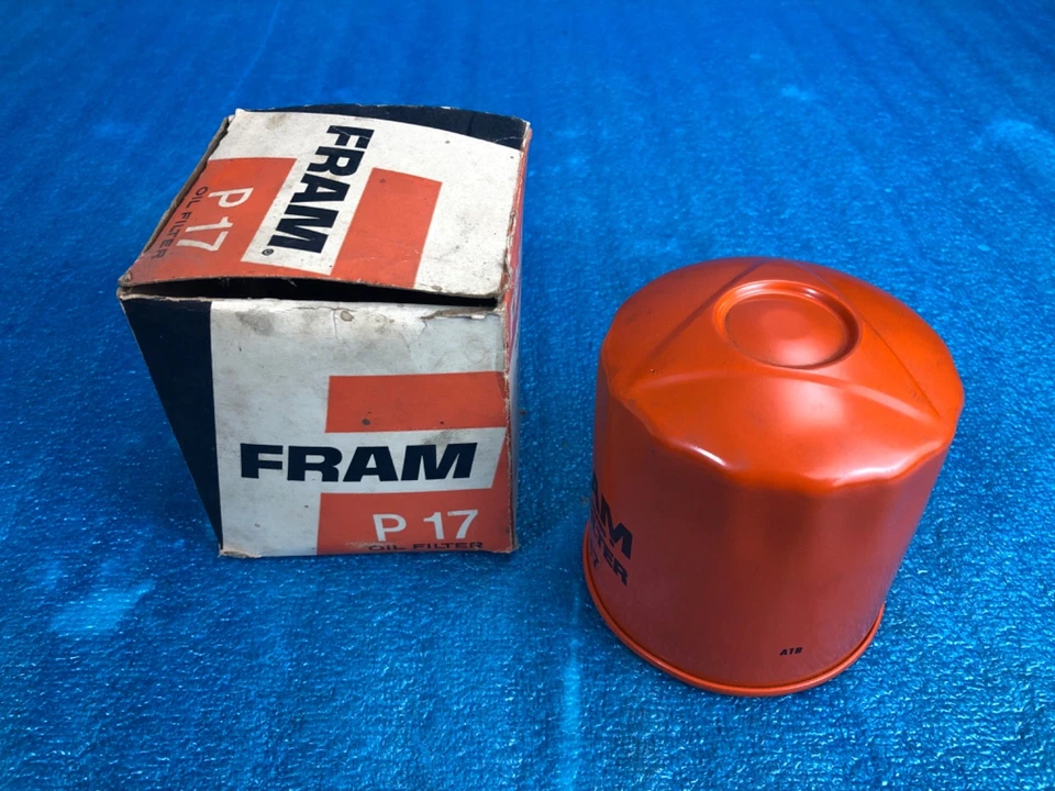 Filtro de aceite NOS Fram P17 Fiat 1100-D Renault Dauphine Gordini Caravelle Foto 2 de 4