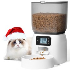 Automatic Cat Feeder, Timed Cat＆Dog Dry Food Dispenser