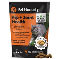 Cat Hip  Joint Health Crunchy  Creamy Chews - Cat Joint Support Supplement ...