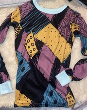 Disney Girls Nightmare Before Xmas SALLY Pajamas Sleep TOP Size 10