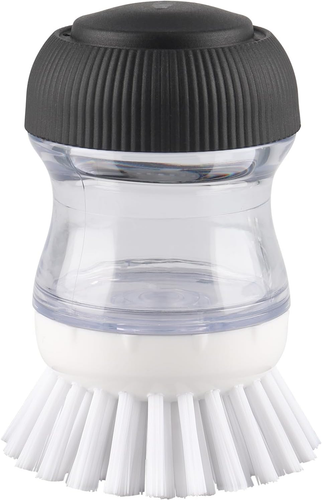 Dish Scrub Brush with Soap Dispenser Kitchen Brush for Dish Pot Pan Sink Cleanin - Picture 9 of 12
