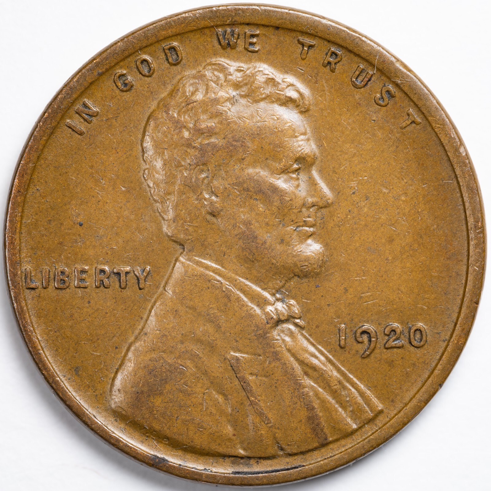 1920-P Lincoln Wheat Penny XF/EF Condition Philadelphia Mint