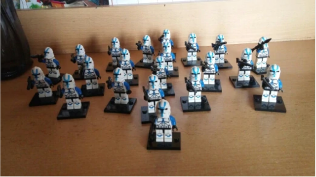 blue clone trooper lego set