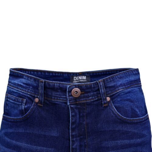 Pantalones vaqueros de hombre Slim Fit estilo pantalones vaqueros regulares elásticos - Imagen 15 de 35