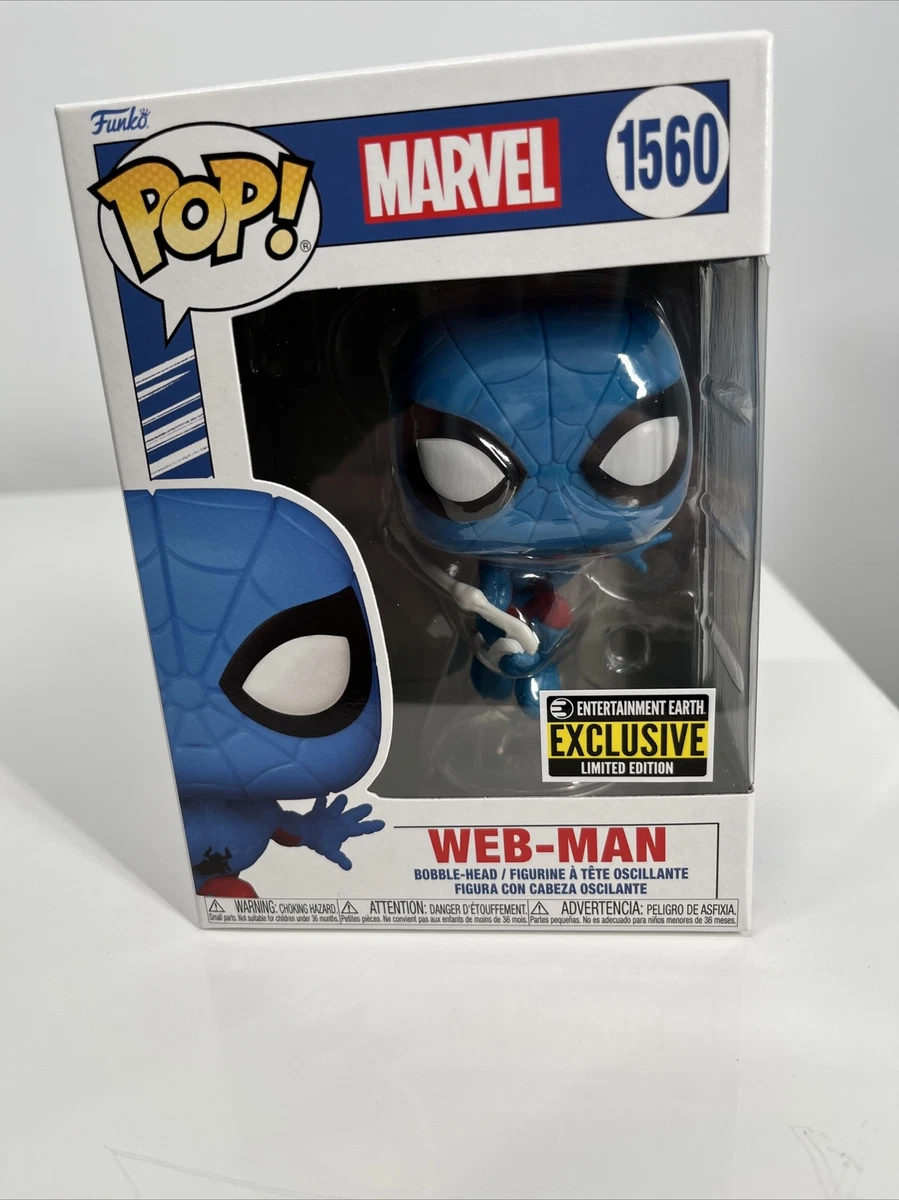 Funko Pop Marvel Spider-Man Web-Man Entertainment Earth Exclusive