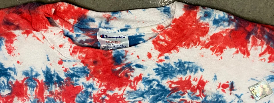 NEW Vintage 1998 Houston Comets Back 2 Back Champions TIE DYE Shirt Sz XXL Rare! - Image 4 of 4