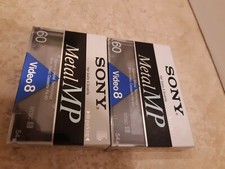 New SEALED: Lot of 2 P6-60MP Sony Video Cassette 8MM MP60 Video