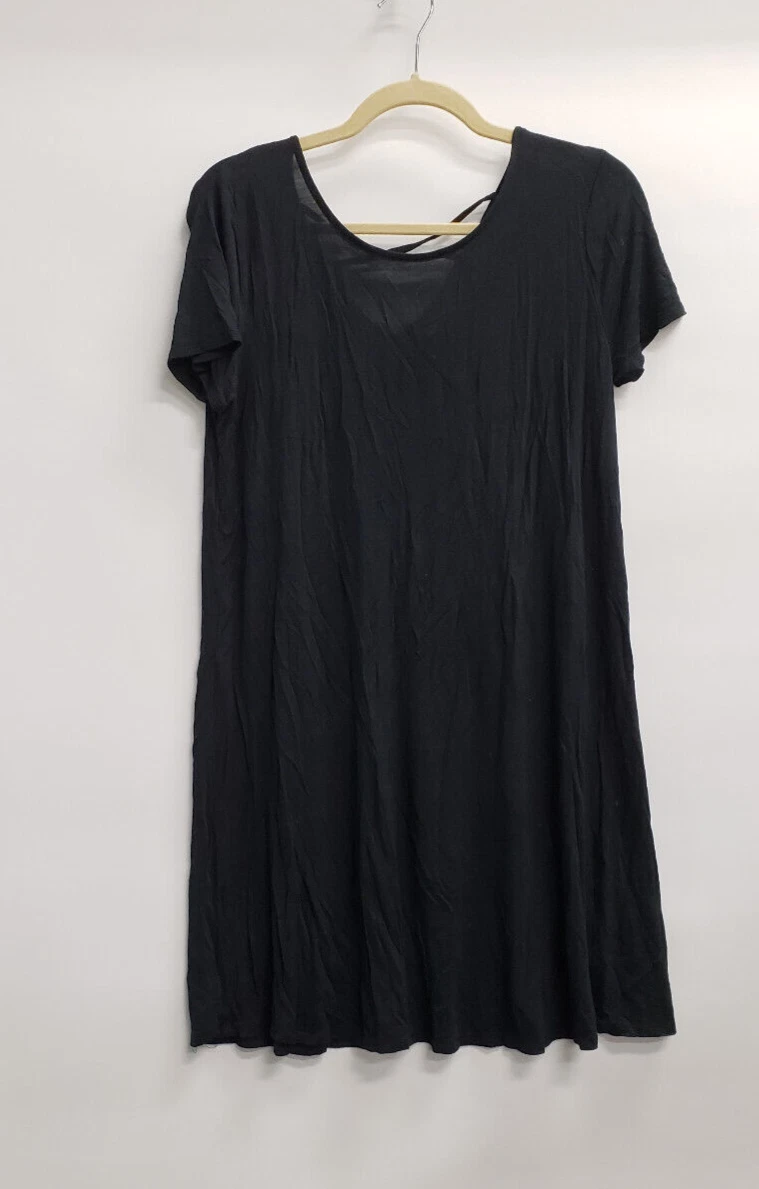 Mossimo Supply Co. Womens T Shirt Dress Black size M eBay