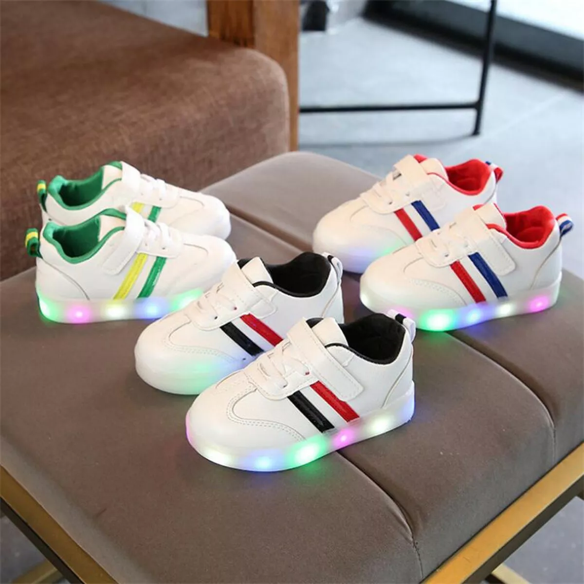 Zapatos De Niños Luces Zapatilla Deporte DE Moda Para Niños Zapato New eBay