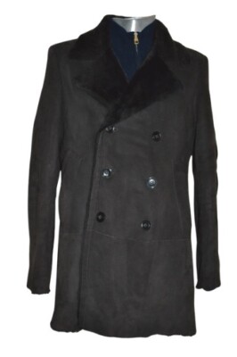 Paul Smith Hauptlinie Herren Zweireihig Brown Sterling Mantel M Brandneu