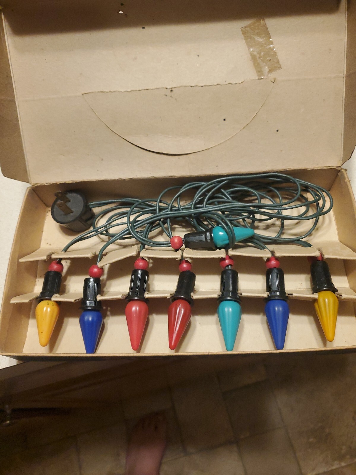 Vintage Box of Sterling Paramount C6 Christmas Lights eBay