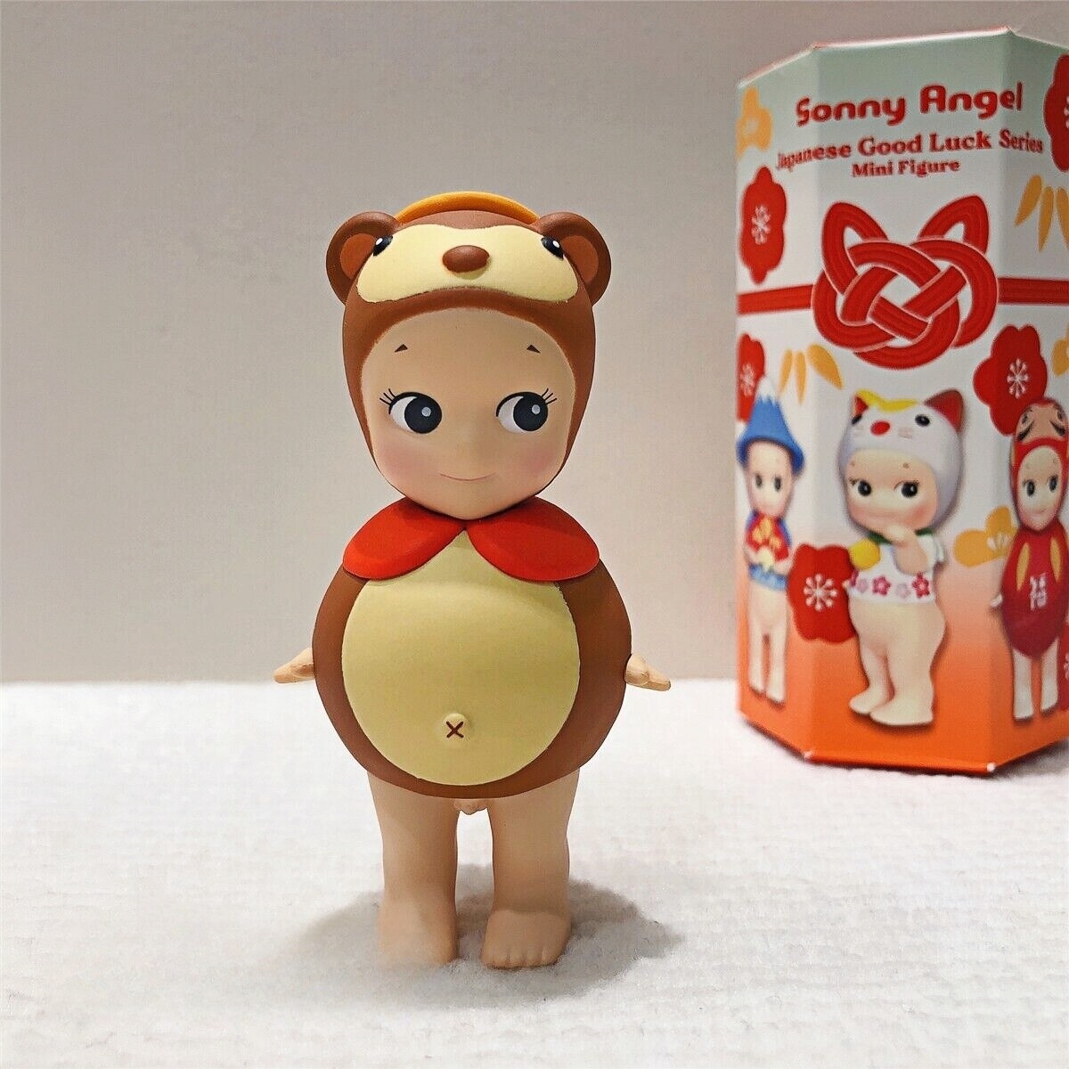 Sonny Angel Japanese Good Luck Mini Figure Raccoon Dog Collectible Toy  