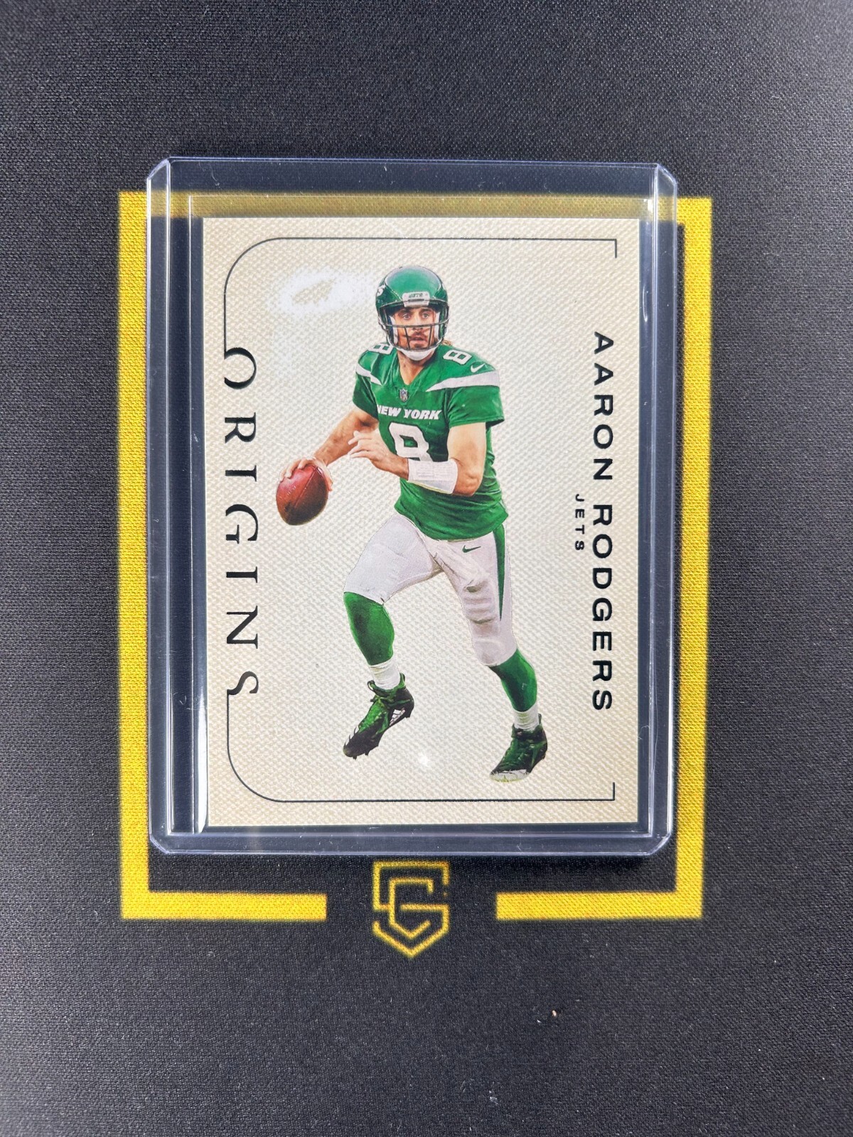 2023 Panini Origins Football Blank Slate SSP Case Hit Aaron Rodgers FCOX