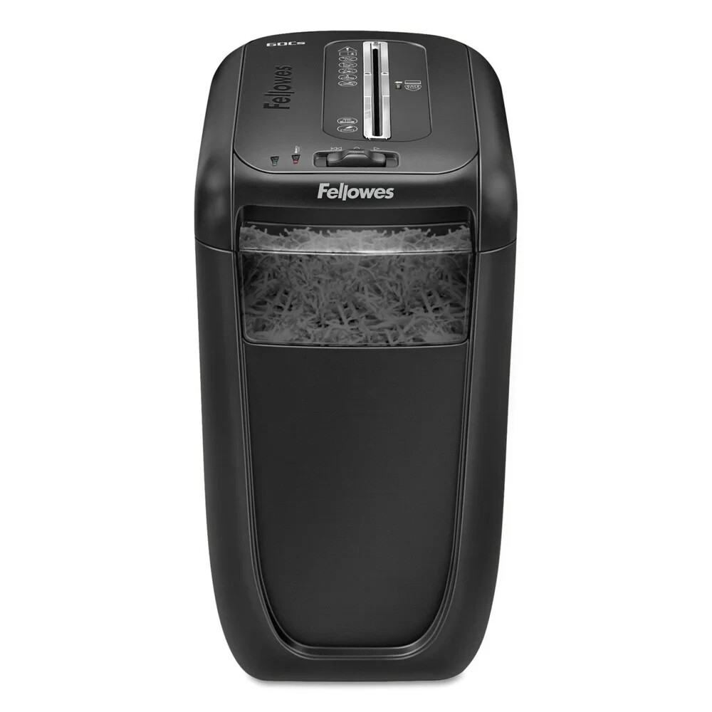 FELLOWES POWERSHRED 60CS LIGHT DUTY CROSS CUT SHREDDER 10 SHEET *DISTRESSED PKG