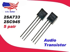 2SA733 & 2SC945 (5 pair)   To-92 Transistors - Free & Fast shipping
