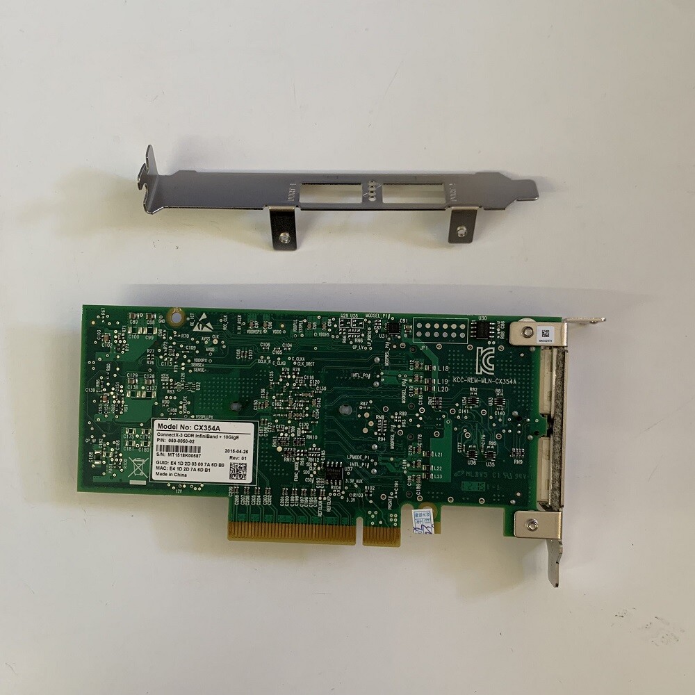 Cx354a Mellanox MCX354A-FCBT FDR InfiniBand Thẻ Mạng QSFP Cổng K&eacute;p