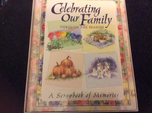 Scrapbooking,Picture Album Family Vintage Celebrating Our Family ,