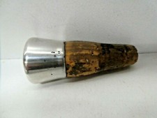 ANTIQUE CONTINENTAL SILVER METAL BOTTLE TOP CORK STOPPER STAMPED