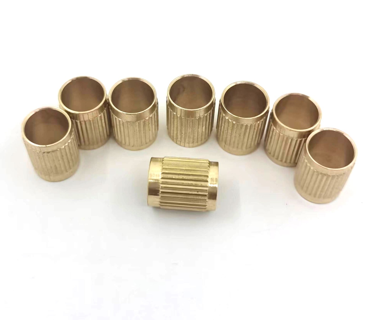 8 Pack Brass Throttle Bushing Shaft Repair Wear Carburetor Fits 5/16