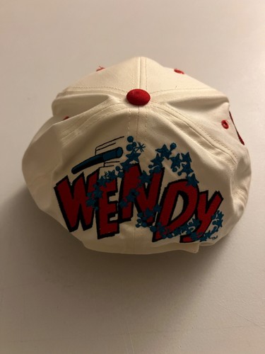 Vintage American Needle Casper Wendy Hat Cap White and Red Snapback Harvey 1993 - Picture 3 of 6