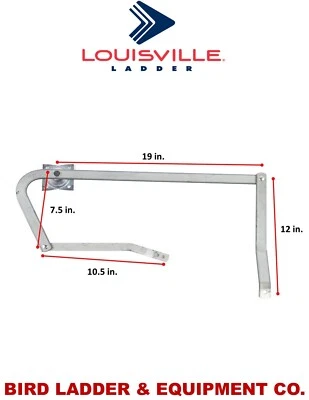 LOUISVILLE LADDER Louisville PR315500-LH - Attic Ladder Hinge Arm LEFT SIDE ARM - Replacement Part