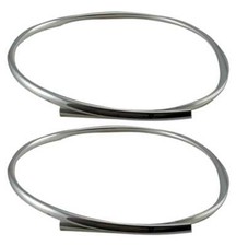1937 Grill Side Vertical Strips - Pr. For Chevy Gmc Truck