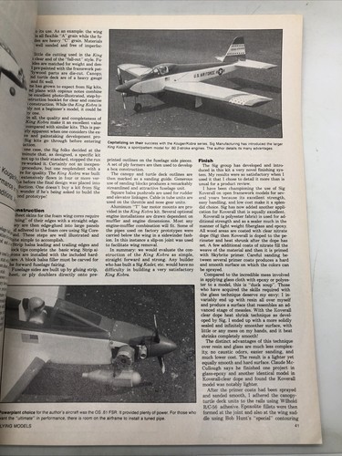 Flying Models Magazine February 1985 - Picture 3 of 4