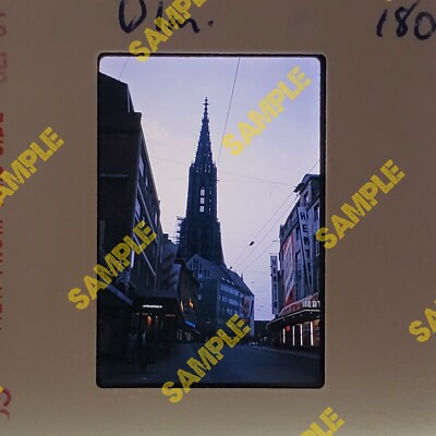 Vintage 35mm Slide - Ulm Munster Germany Deutschland - 1964