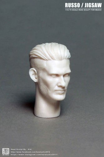 KS-BRH-MZ: Kai Studio 1/12 Grey Billy Russo head for Mezco Netflix Punisher body - 第 2/5 張圖片