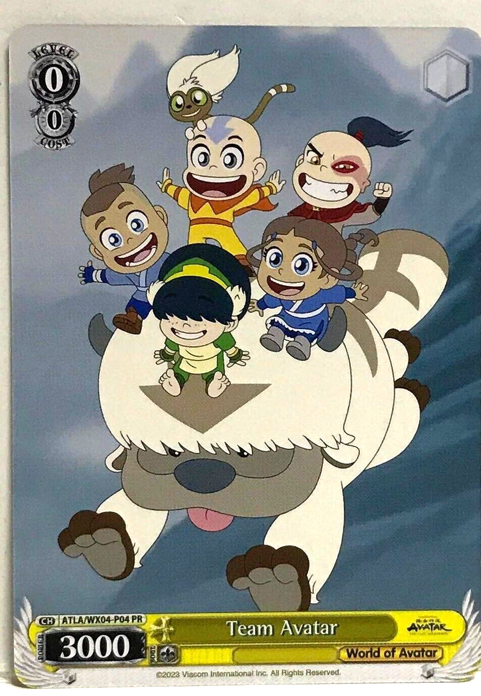 English Weiss Schwarz Team Avatar - Promo Cards PR ATLA/WX04-P04 World of  Avatar | eBay