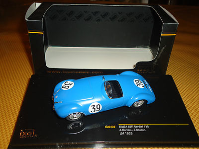 SIMCA HUIT GORDINI #39 GORDINI/SCARON LE MANS 1939 IXO LMC130 143 Eng