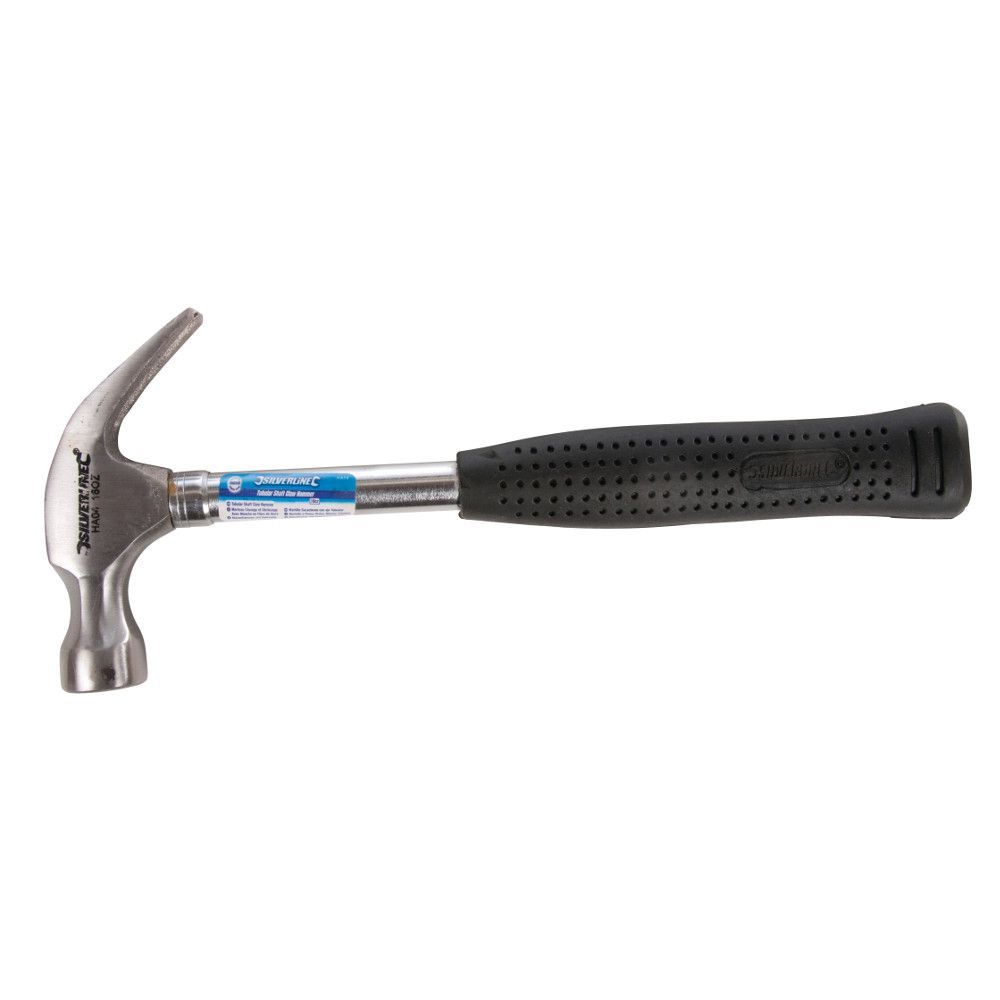 Claw Hammer - General Purpose with Tubular Steel Shaft & Non-Slip Rubber Handle