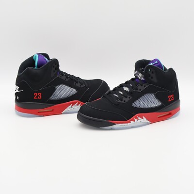 シューズ(男性用) NIKE Air Jordan 5 TOP3 CZ1786-001 Nike Air Jordan 5 Retro Top 3 Black Fire Red Grap Ice