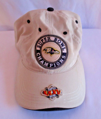 Baltimore Ravens Super Bowl XXXV #35 Official NFL Locker Room Hat