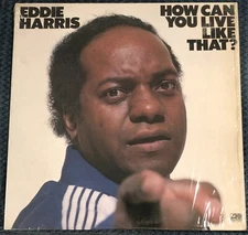 Eddie Harris - How Can You Live Like That? LP - 1977 Atlantic jazz - VG+