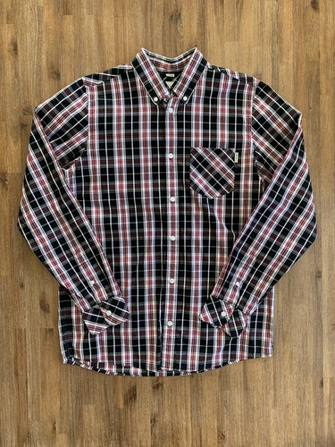 CARHARTT WIP Size S Red and Black Plaid 