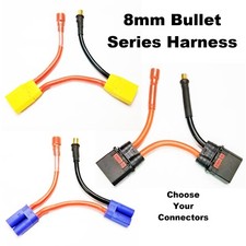 RCP-8MM Bullets Choose your Connector Series Harness