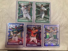 2023 Panini Elite Extra Edition Baseball Extra Edition Lot Of 5 With 1 Autograph