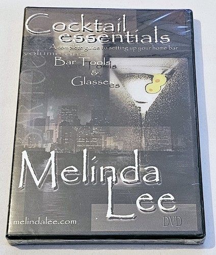 Cocktail Essentials Vol 1 Bar Tools & Glasses by Melinda Lee DVD Guide - NEW - Imagen 1 de 4