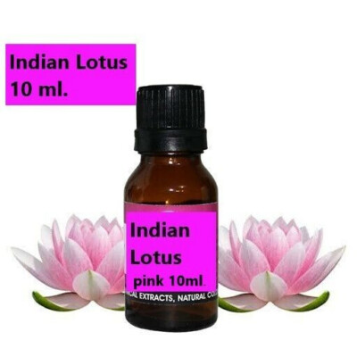 Pink/Indian Lotus Absolute Ext.Oil (Nelumbo nucifera) 100% Pure Flower 10ml.
