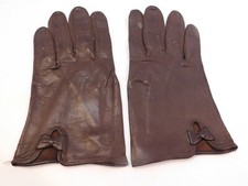  GLOVES BY SUPERB LADIES DARK BROWN LEATHER GLOVES UNLINEDGLOVES SIZE 7
